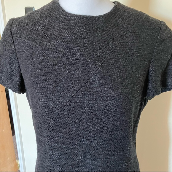 Tory Burch Black Tweed Dress with Pockets size 4 - Picture 2 of 7